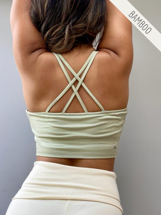 Cool Cami - Bamboo Bra Top - Light Sage (LAST SIZES - M)