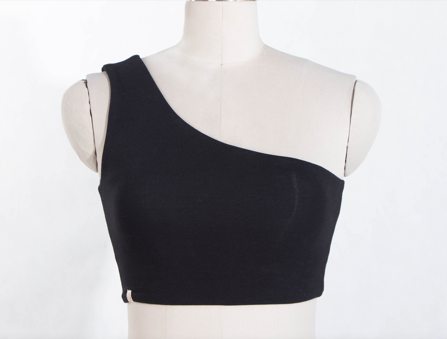 Bamboo One Shoulder Bra Top - 4 Colours